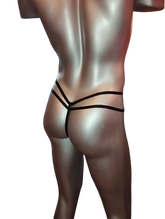 Tanga masculina tipo cuero